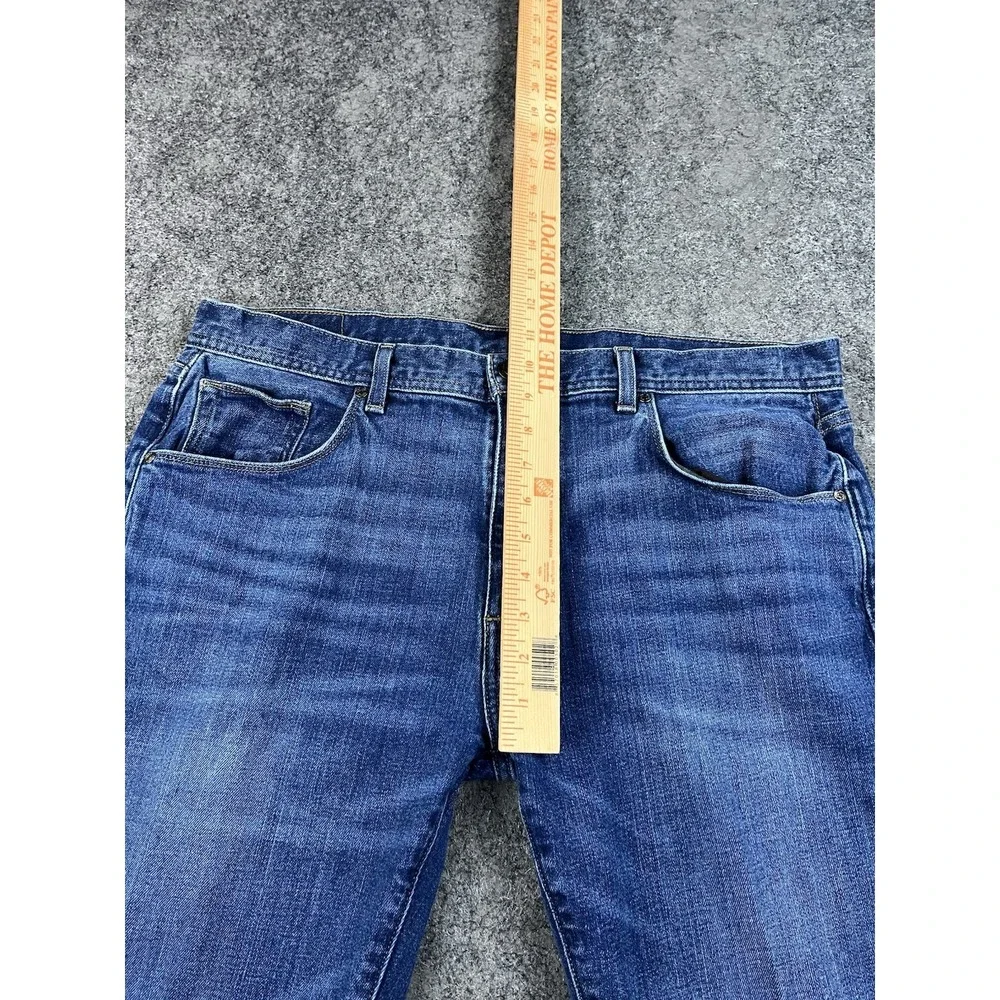 Johnnie O Dos Stretch 5-Pocket Jeans Mens 36x34 Blue Dark Wash Denim Noon EUC